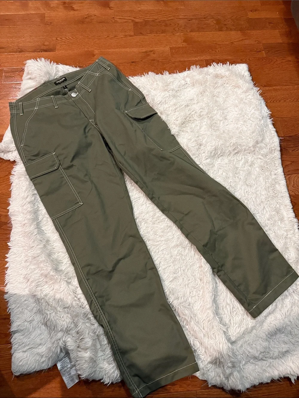 Men's True Religion Olive Green Cargo Pants 34